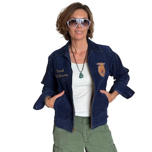 Vintage 70s FFA Corduroy Jacket – Future Farmers of America, Made