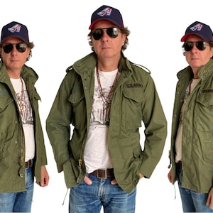 X Small Reg. Authentic 1980 US Army M-65 field jacket Military