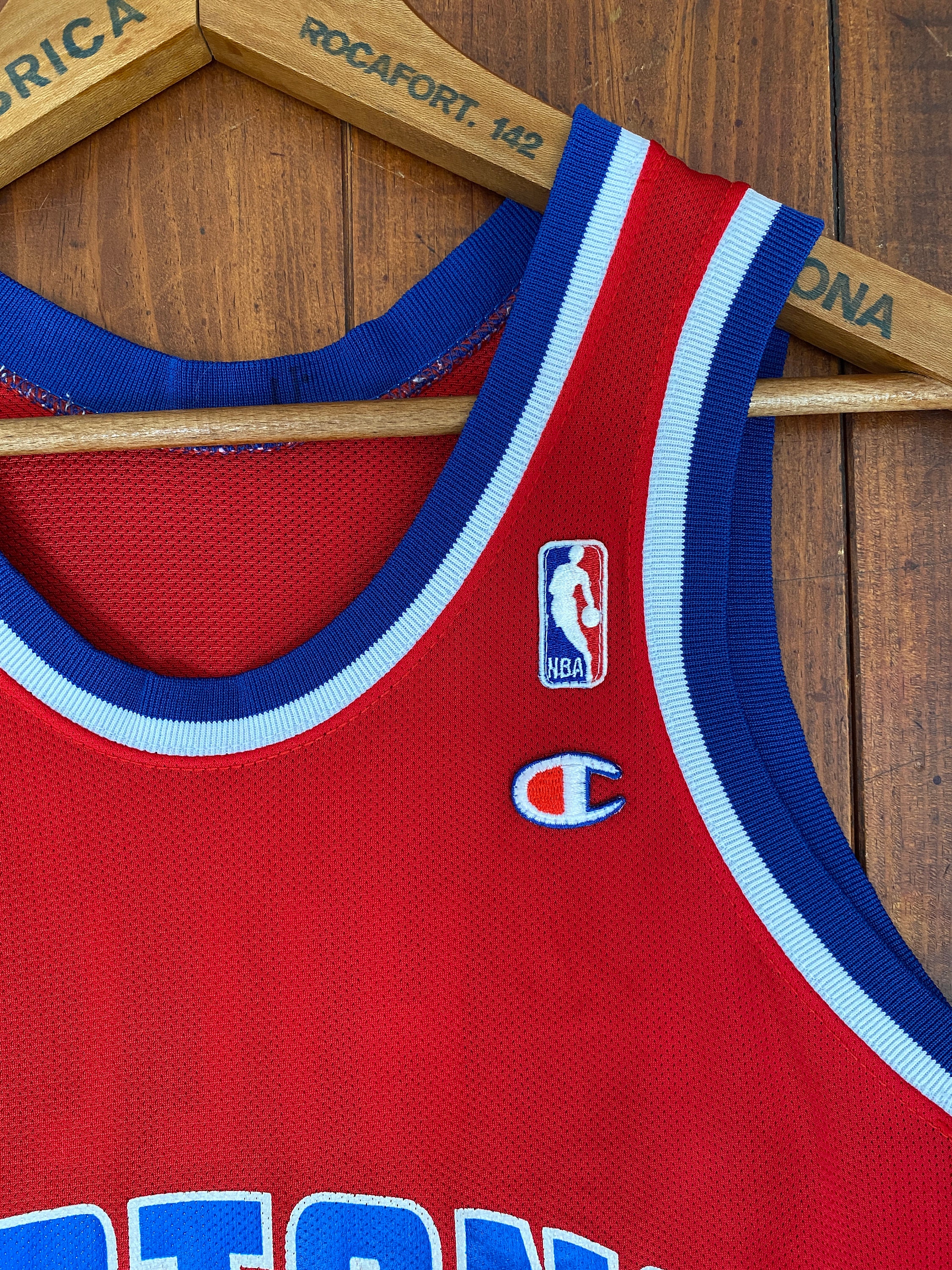 Detroit Pistons Hill #33 NBA Basketball Jersey Top Vintage