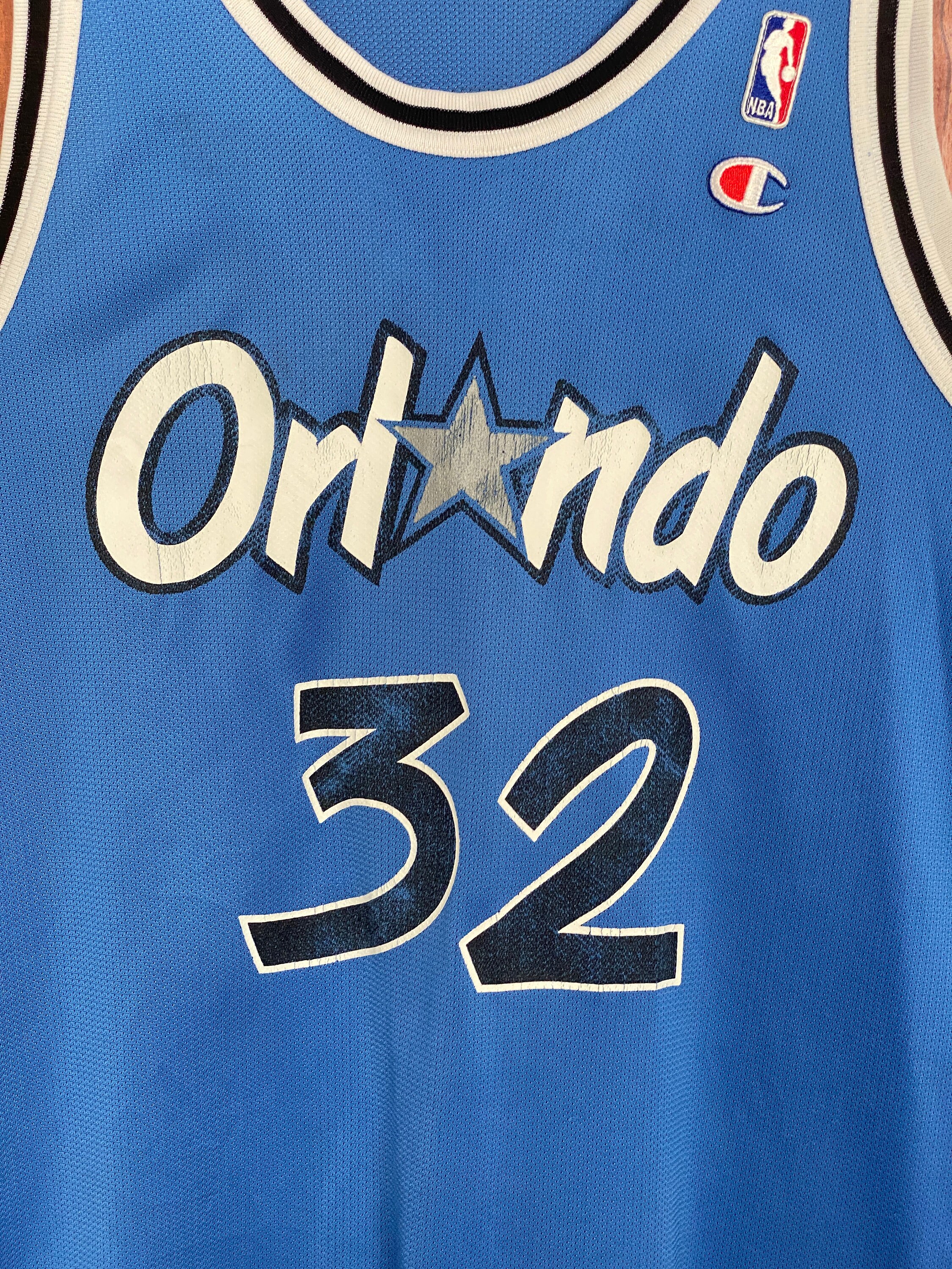 Size 44 VTG 90's Orlando NBA Jersey, Player O'neal #32 Made