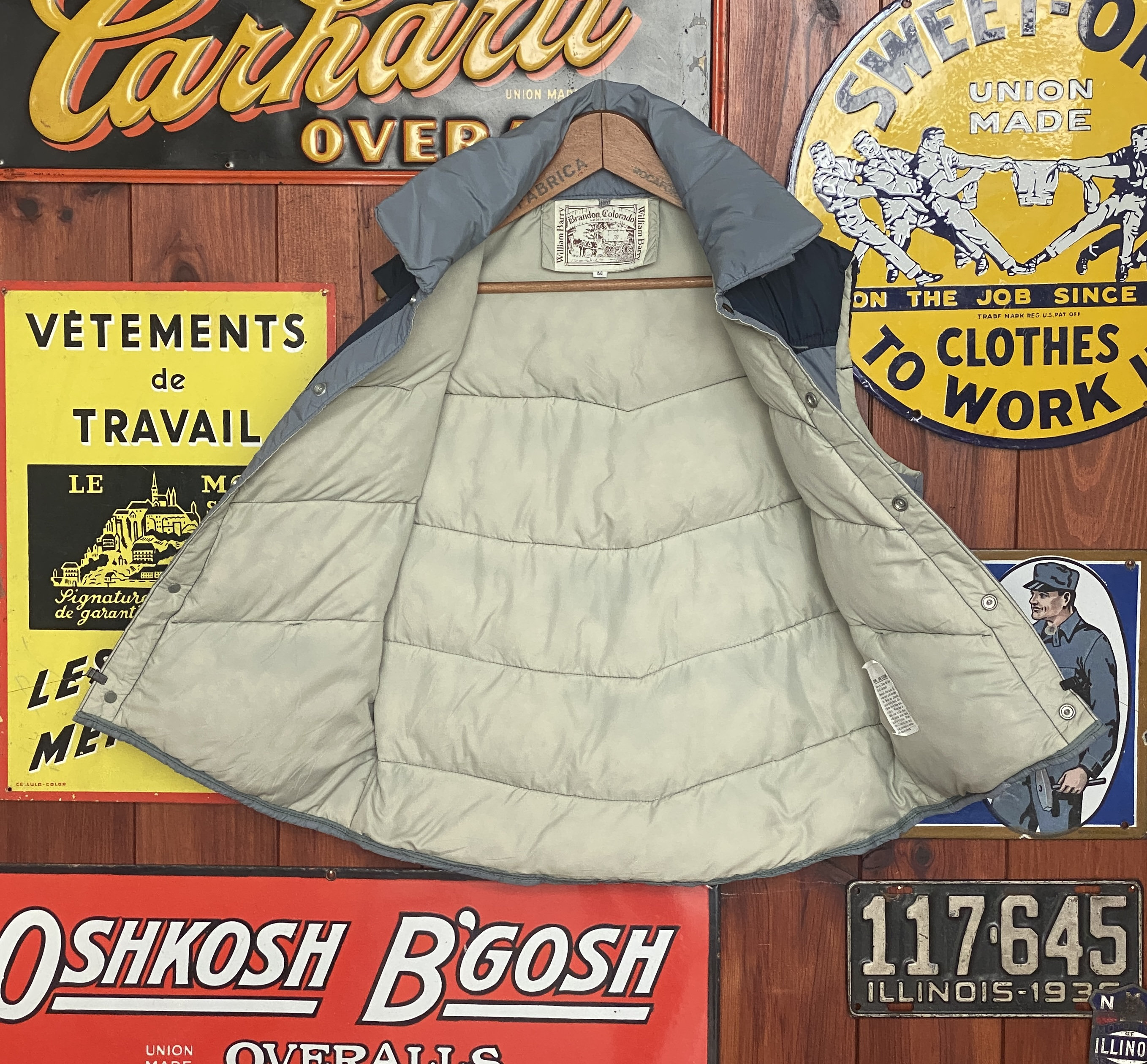 70s Brandon Colorado Down Vest USA製 Vintage Brandon Colorado Down Vest – Made in USA – Size Medium