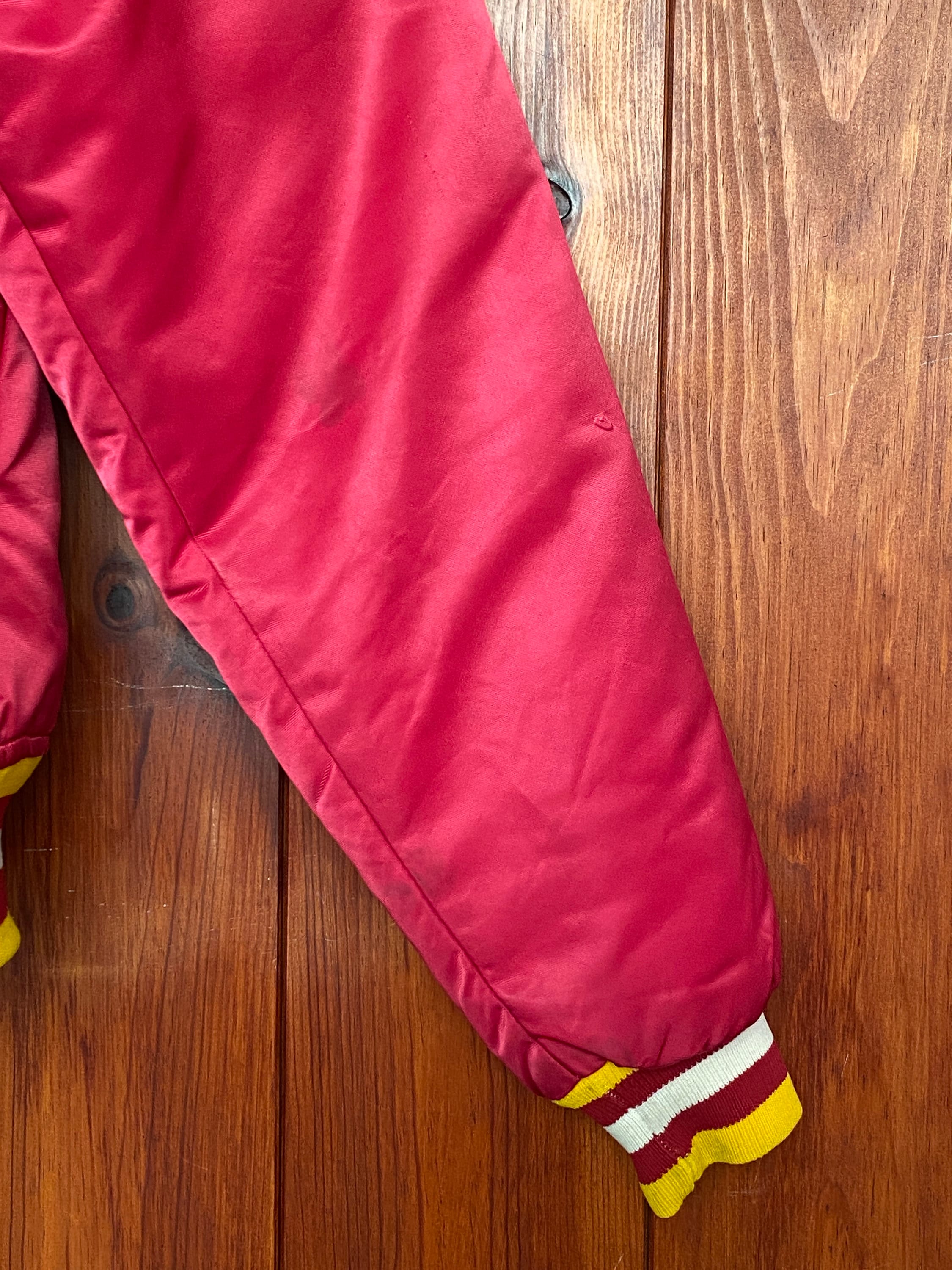 Washington Redskins Vintage 80's Made in USA Quilt Lined Starter