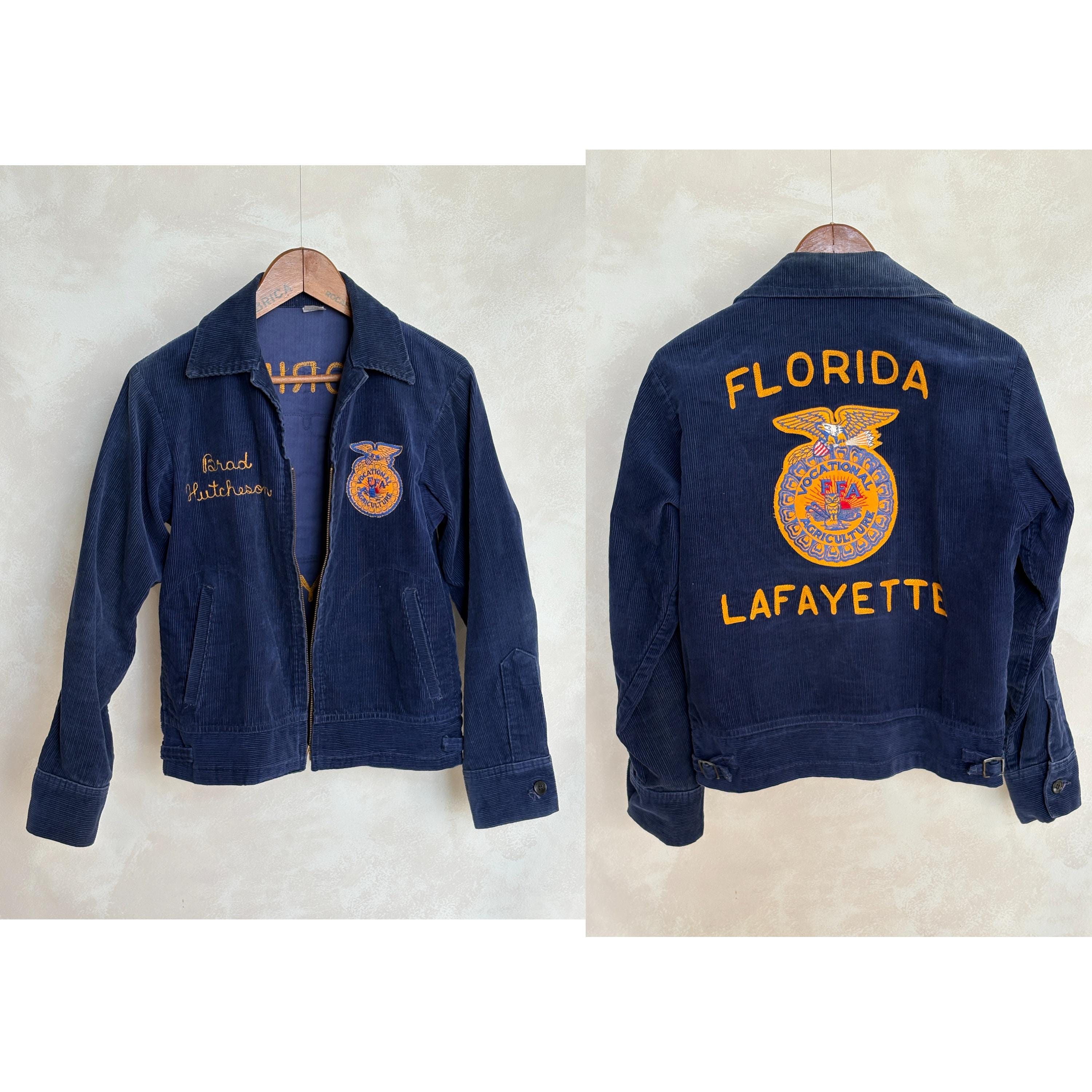 Vintage 70s FFA Corduroy Jacket – Future Farmers of America, Made