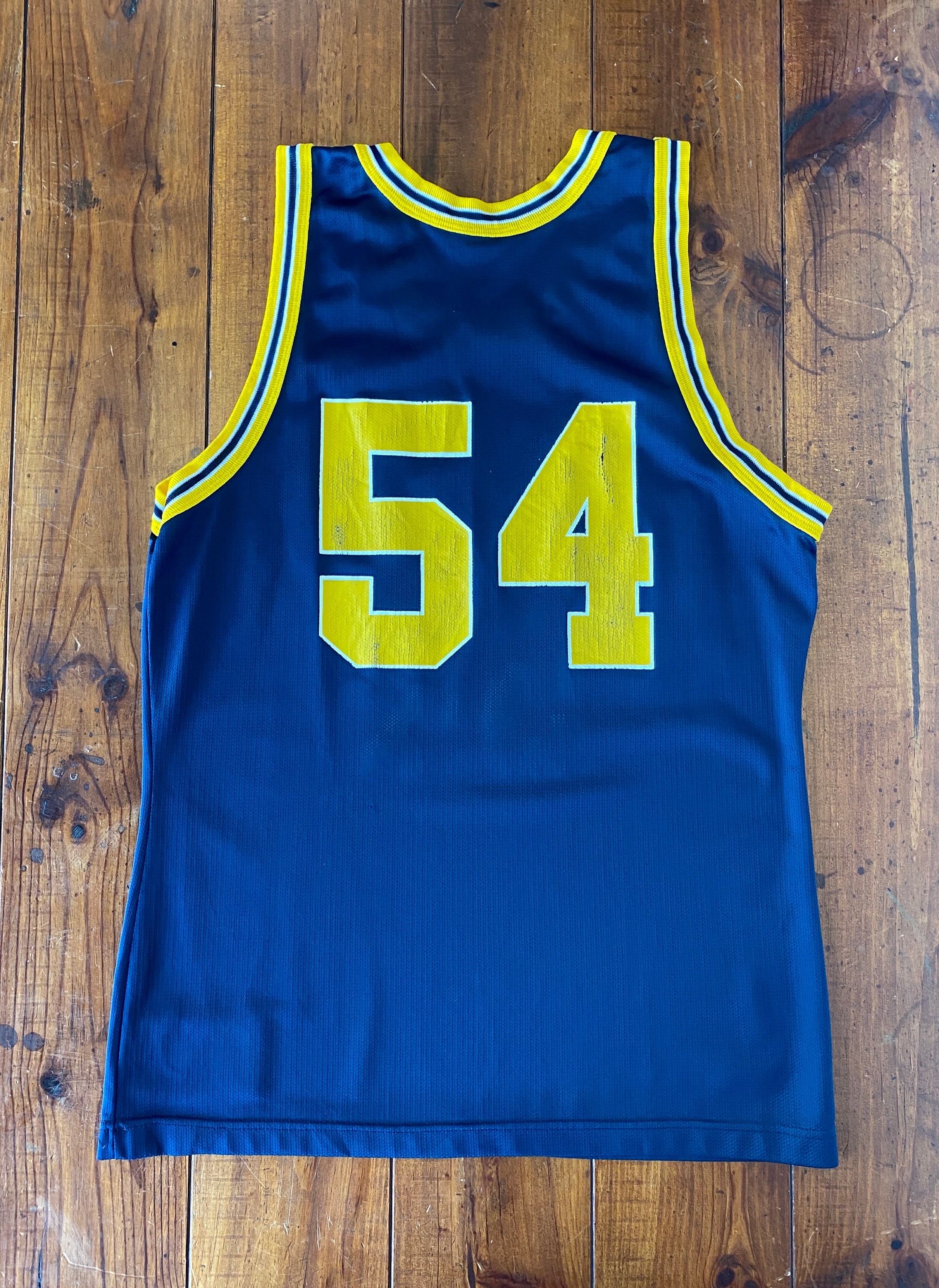Size 40. 90s Vintage Michigan Wolverines NBA Jersey 54 Made 