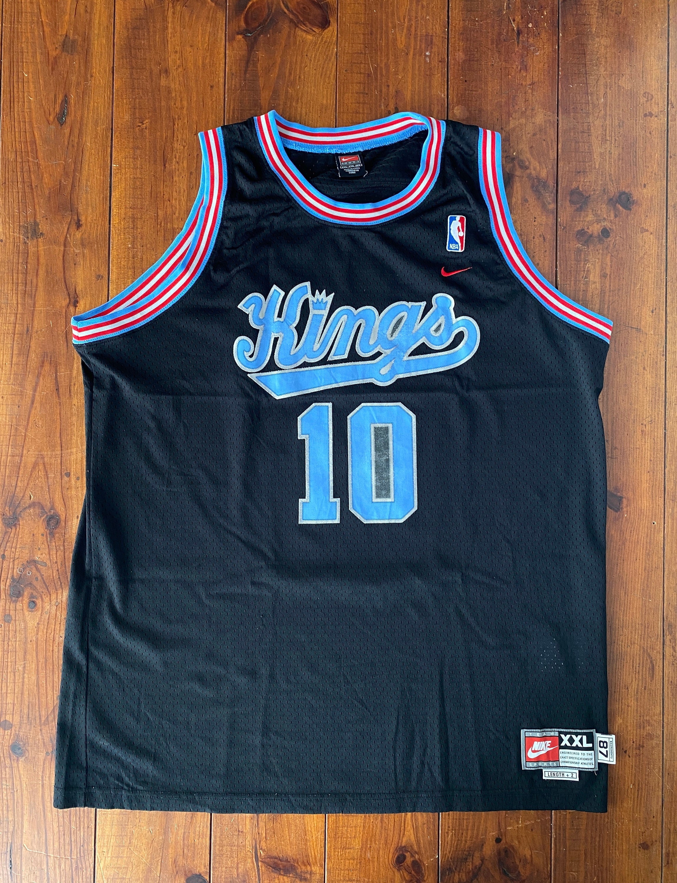 90's Bobby Hurley Sacramento Kings Champion NBA Jersey Size 48