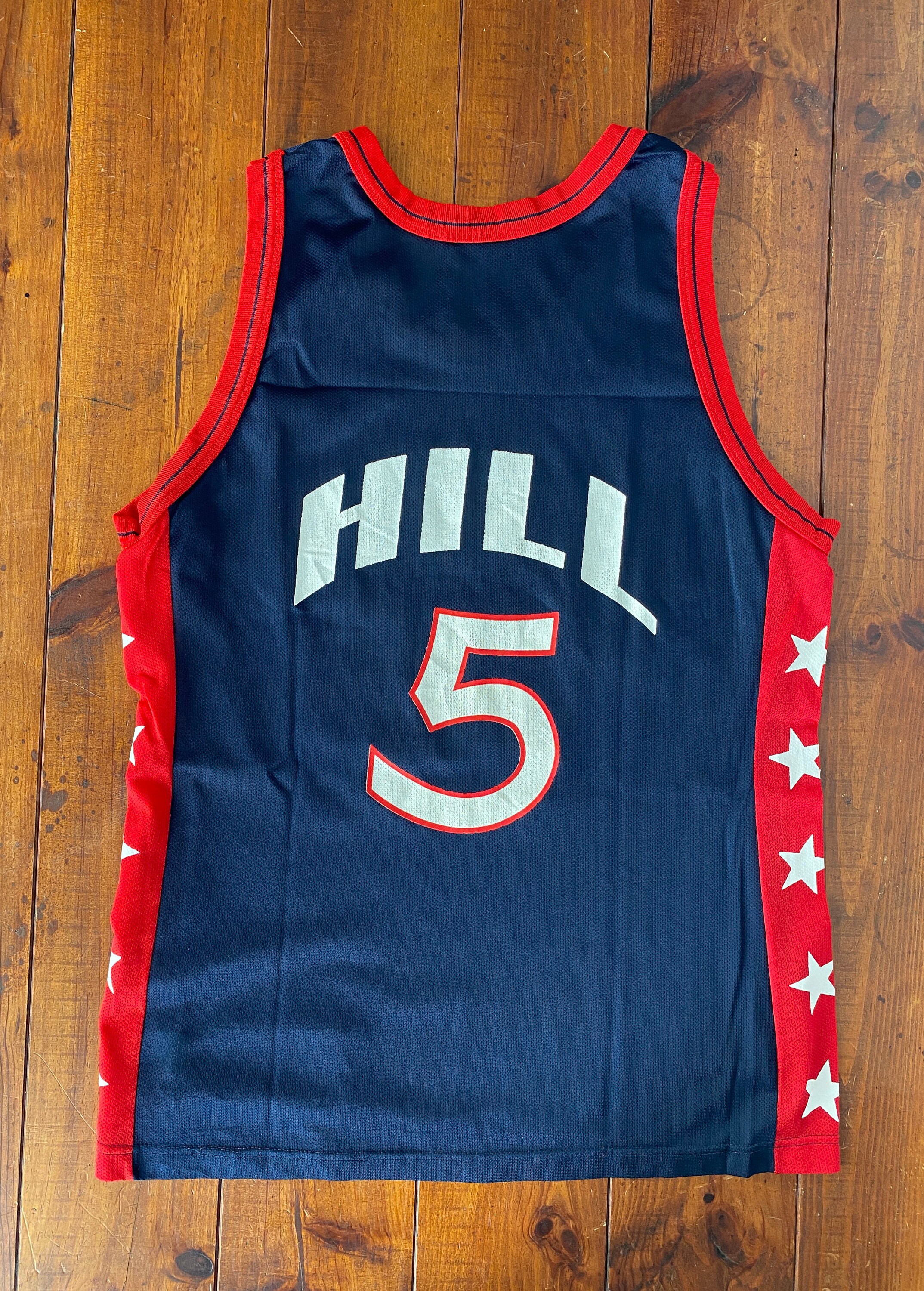 Size 44. Champion USA Team 5 Hill NBA Basketball Jersey -  Finland