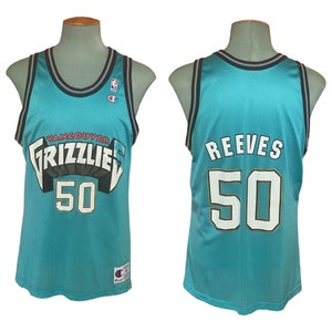 Size 44. Vintage 90s NBA Grizzlies #50 Reeves Champion jersey