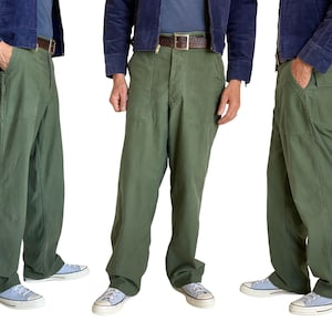 Size 33X31. 60s Authentic US Army Vietnam war era OG-107 fatigue pants