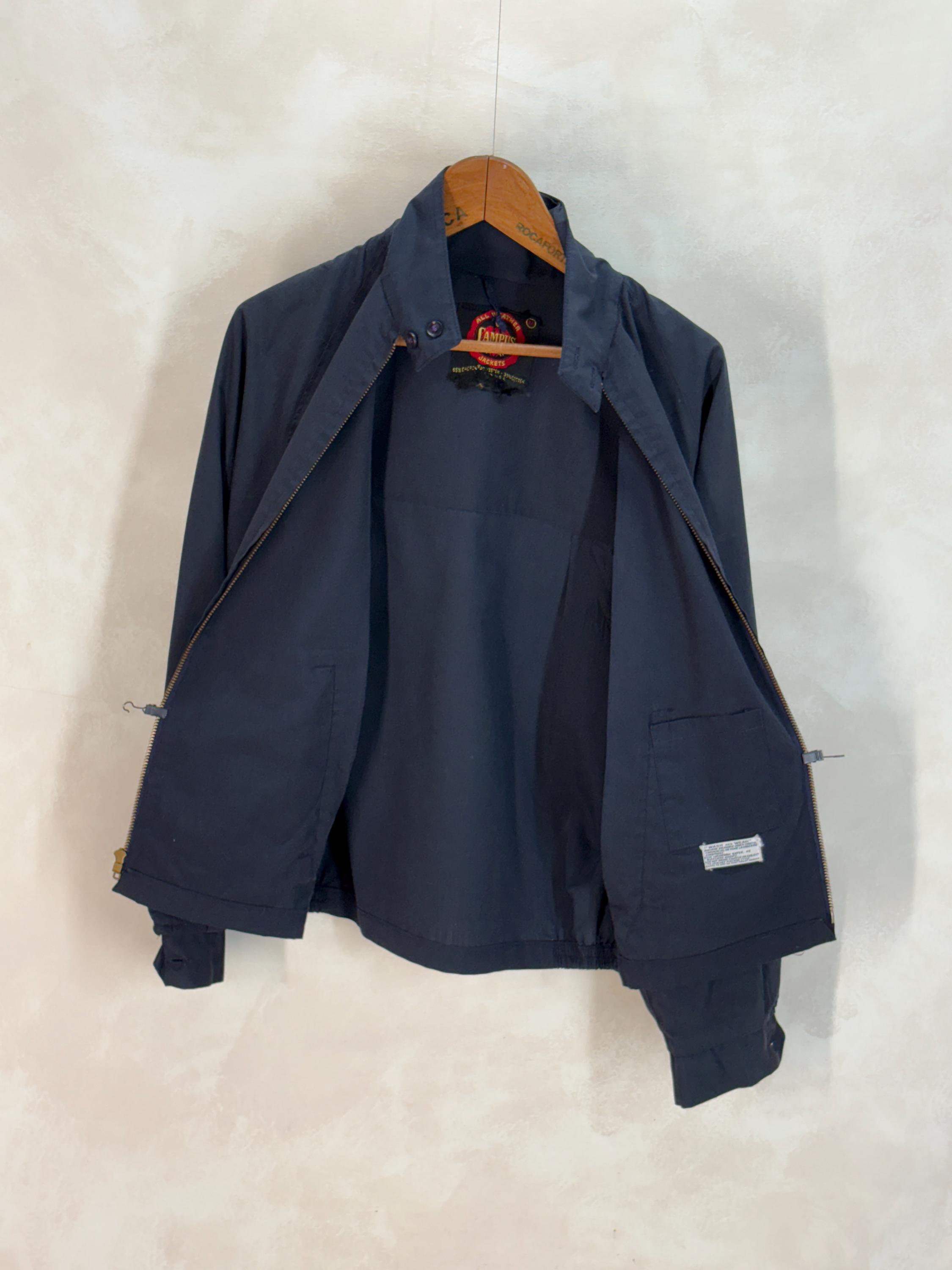Vintage 60s Campus Zip Jacket Made in USA – Lightweight Cotton