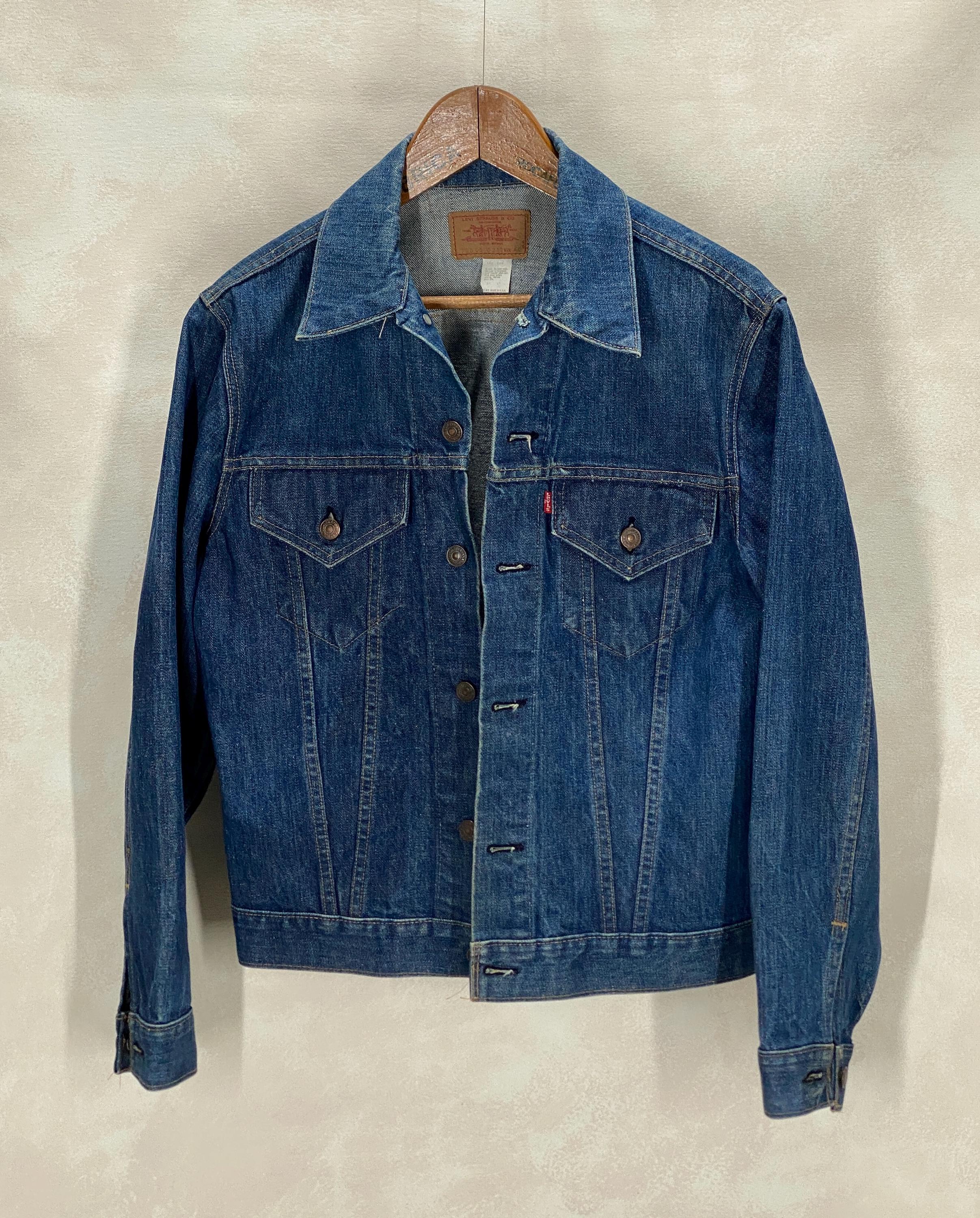 Vintage 70s Levi's 70505 Denim Trucker Jacket | Made in USA | Size