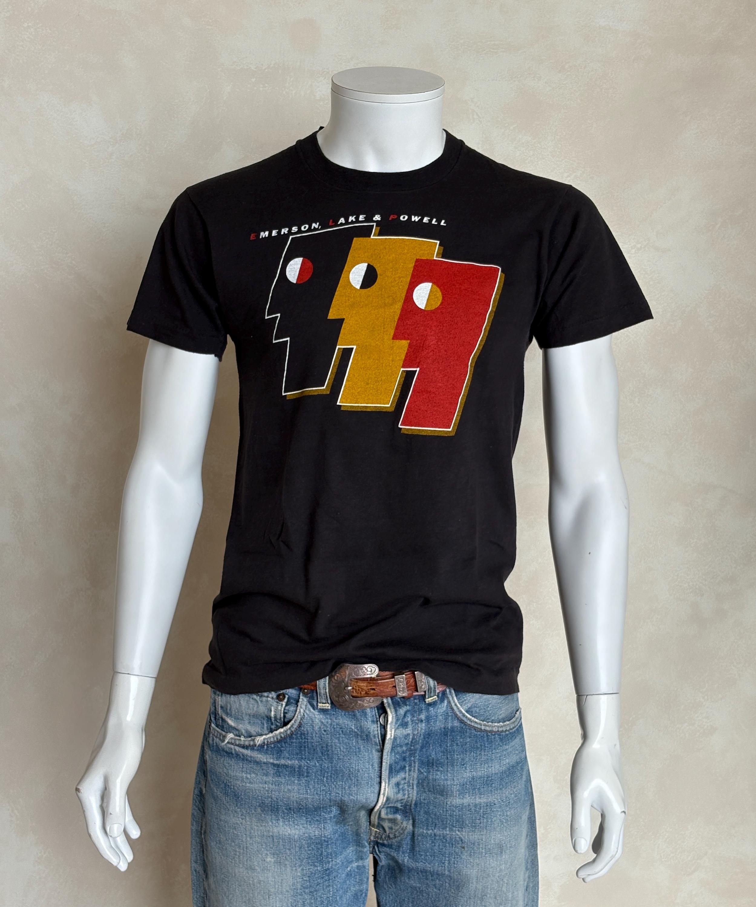 1980年代ヴィンテージ エマーソン レイク＆パウエル Tシャツ - Lサイズ