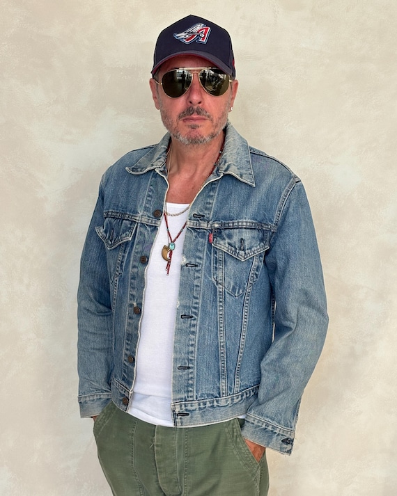 Vintage 70s Levi's Denim Trucker Jacket: 70505 Double Stitch, Made