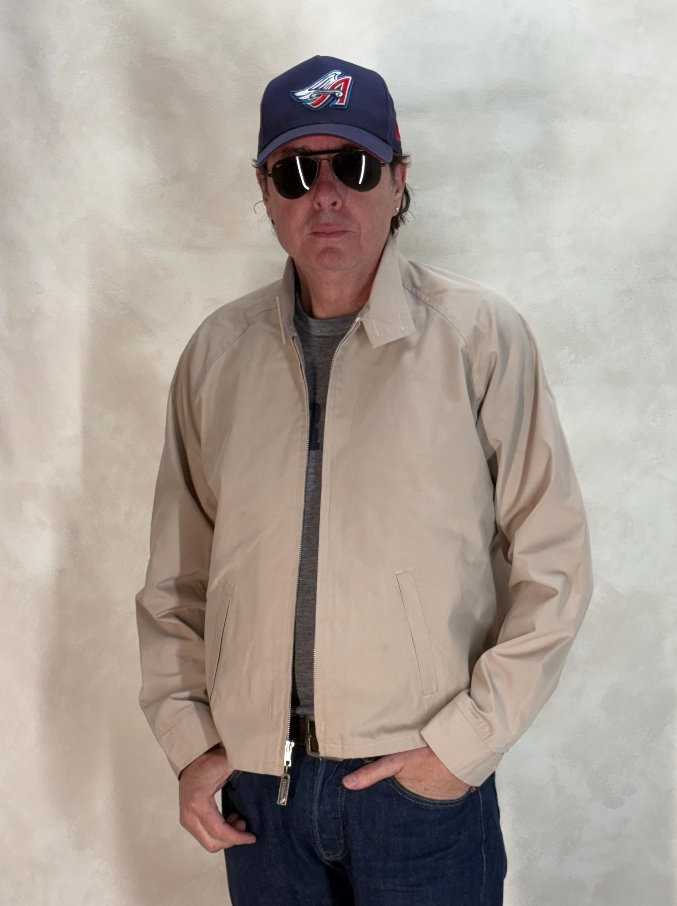 Harrington Jacket / 1990s Zip Front Windbreaker / Classic