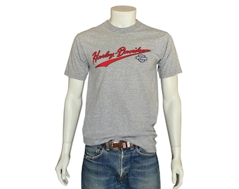 Vintage jaren 1990 Harley Davidson T-shirt klassiek USA motorfiets grafisch T-shirt medium heren biker