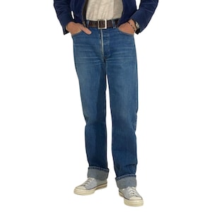 Calça Jeans Levi's 501 Vintage Denim 32X32 dos anos 80