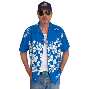 XLarge. Vintage 70s Hawaiian thin cotton shirt Made in Hawaii