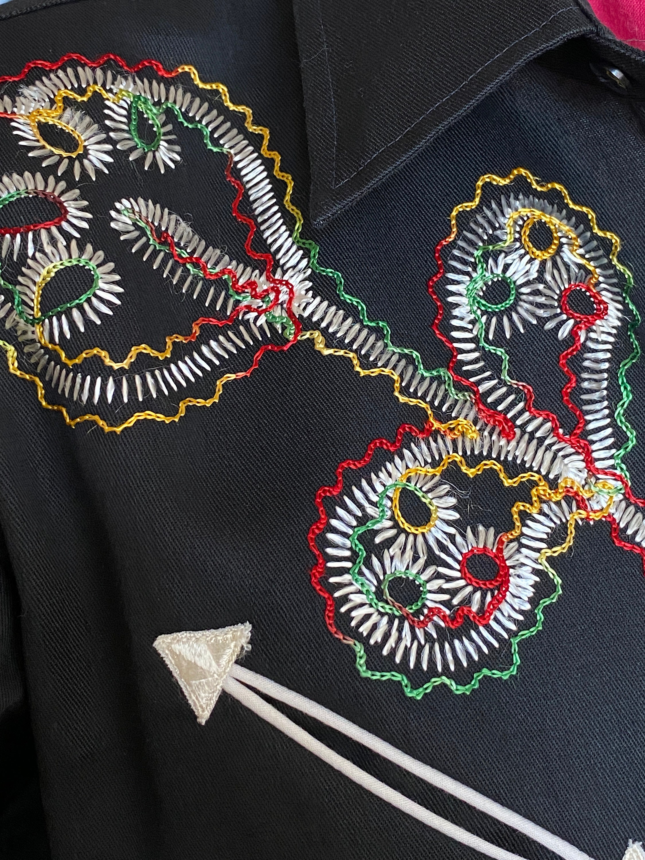 Size XL. Vintage 70's Embroidered Sears Western Shirt - Etsy