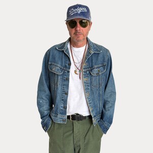 Vintage 70s Lee Union Made Denim Jacket | 2 Pockets | Made in USA | Size 46US / 56EU | Classic Blue Jean Workwear | AJ357 Studio