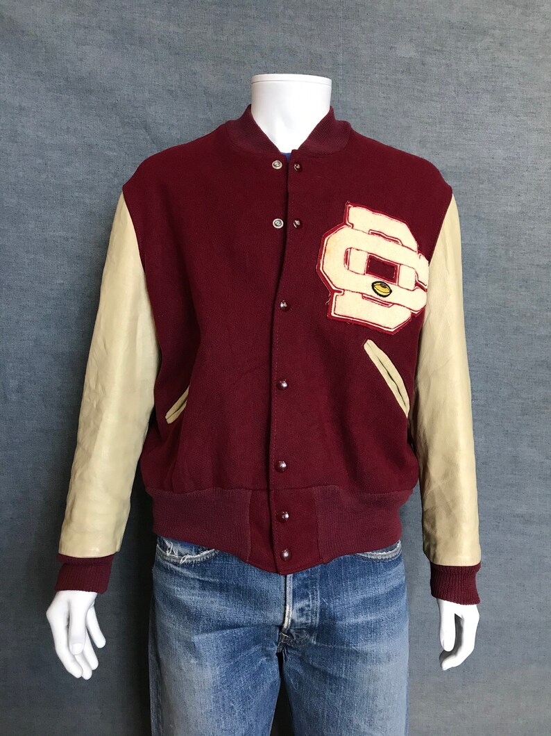 Vintage Varsity Letterman Jacket USA Size Large Etsy UK