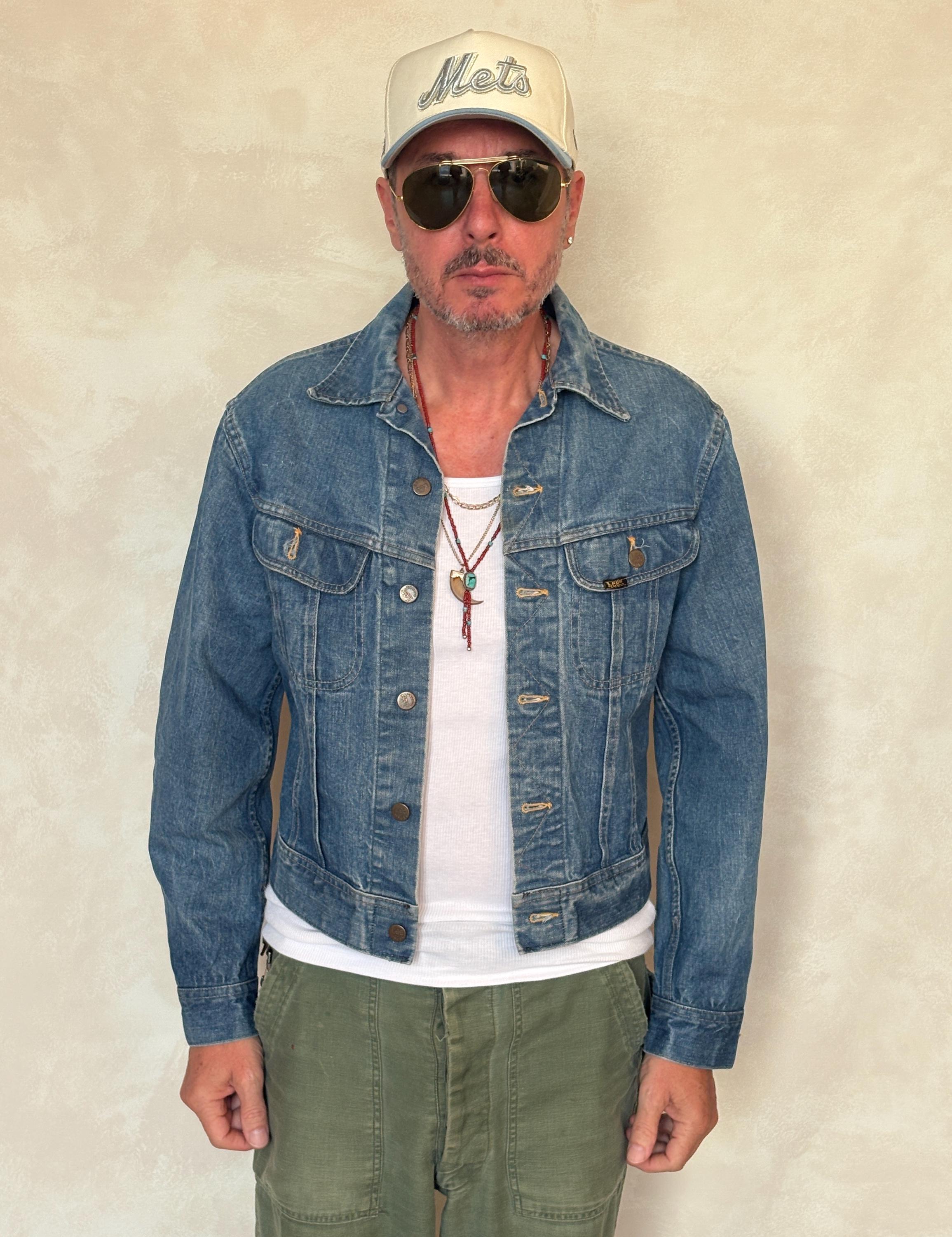 Vintage 80s Lee Denim Jacket |made in USA | Size 40US | Classic