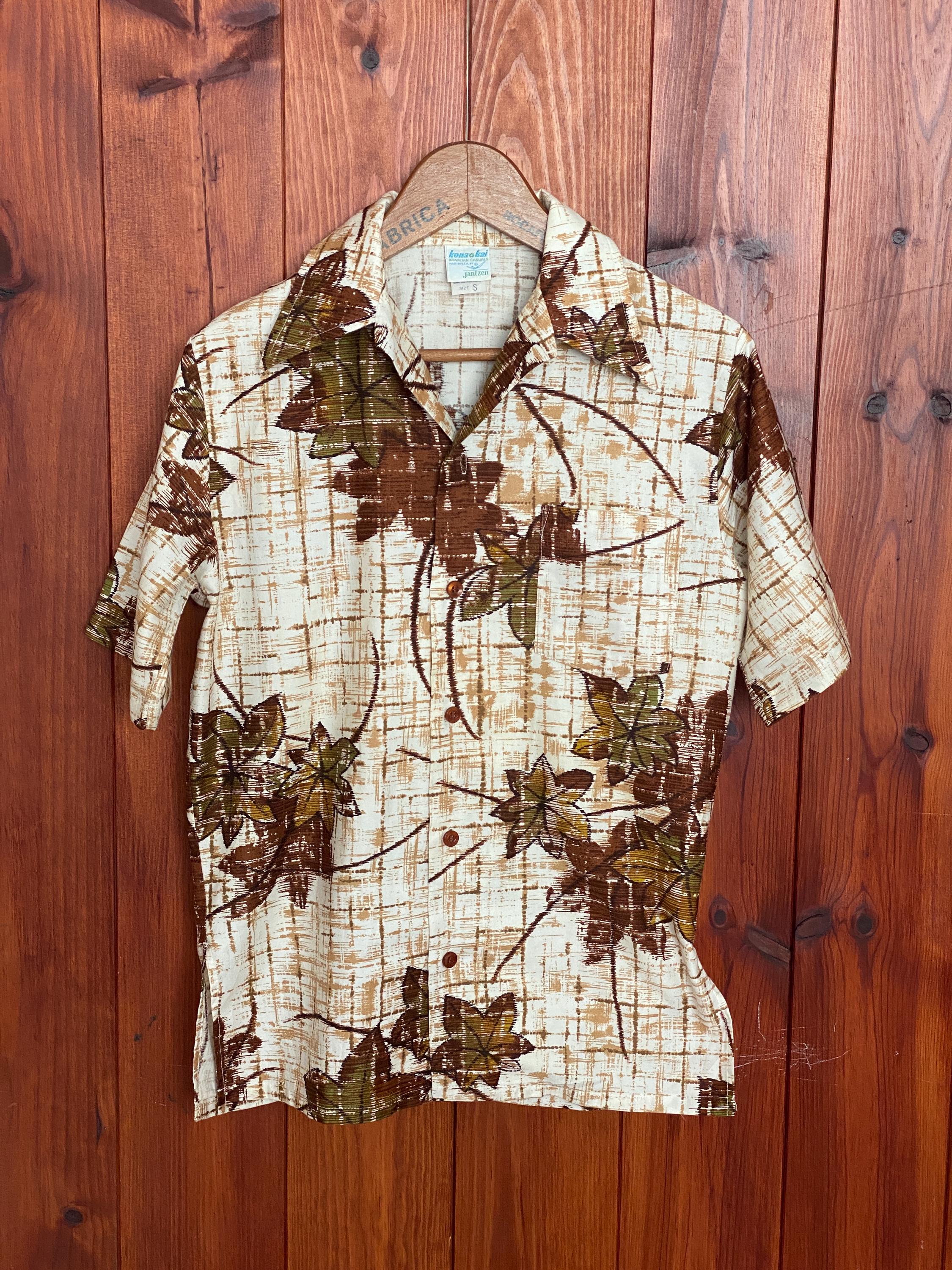 Vintage 60s Jantzen Hawaiian Shirt | Floral Aloha Top, Made in USA 