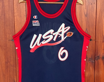 Vintage 90s Champion USA Basketball #6 Anfernee Hardaway Dream