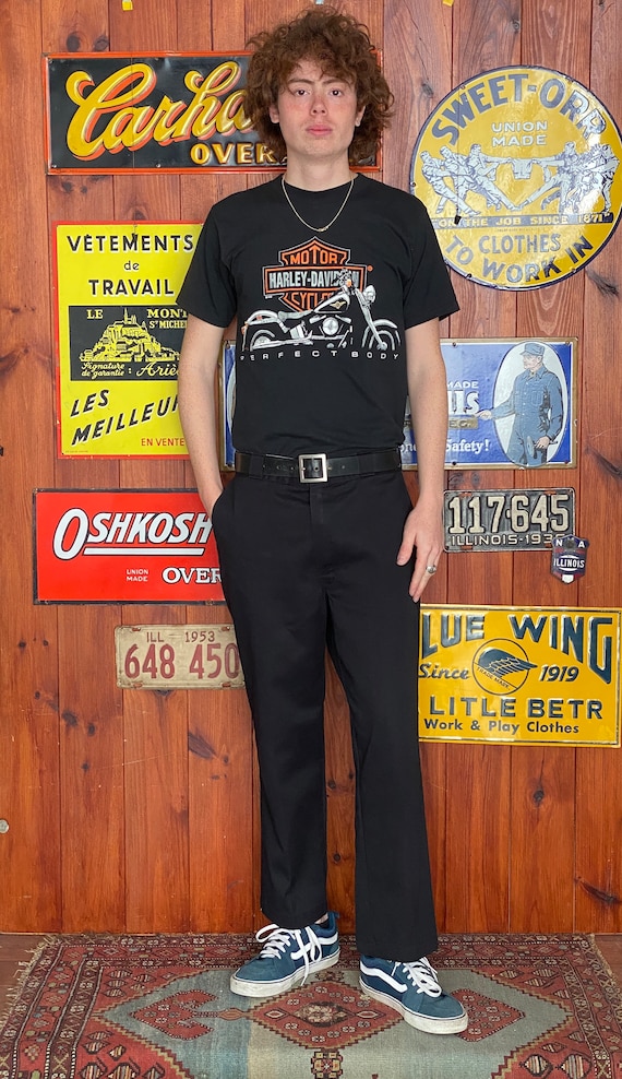 Vintage Dickies 874 Work Pants – Black – Made in USA | Classic