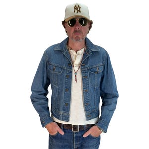 Size 38US / 48EU Vintage 70s Lee 2 pocket Jacket Made in Belgium