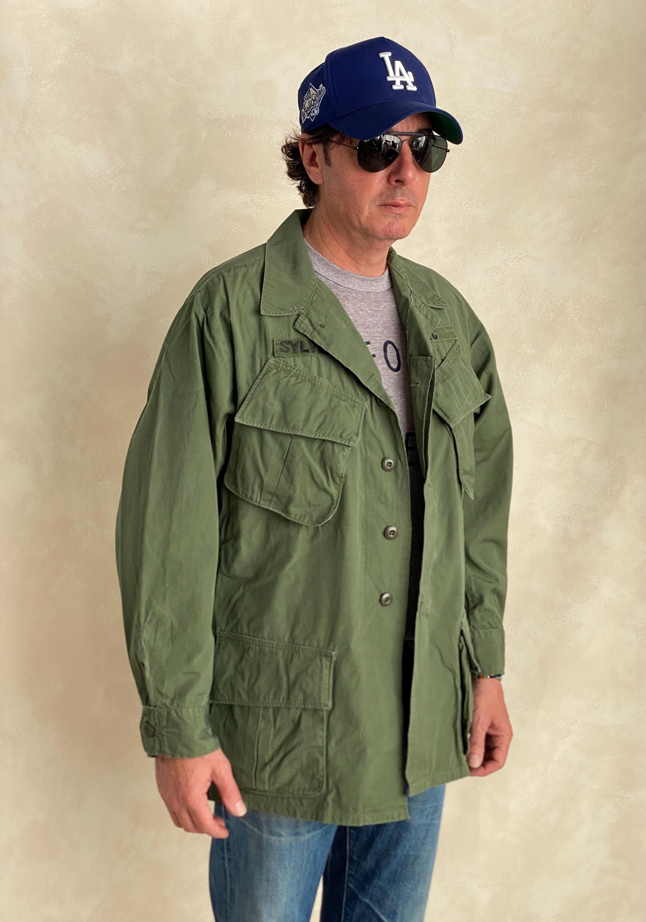 Medium Reg. Authentic 1967 US Army Vintage Vietnam Jungle Jacket