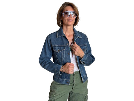 Vintage 70s Levi's Denim Jacket | 2-pocket Blue Jean Trucker