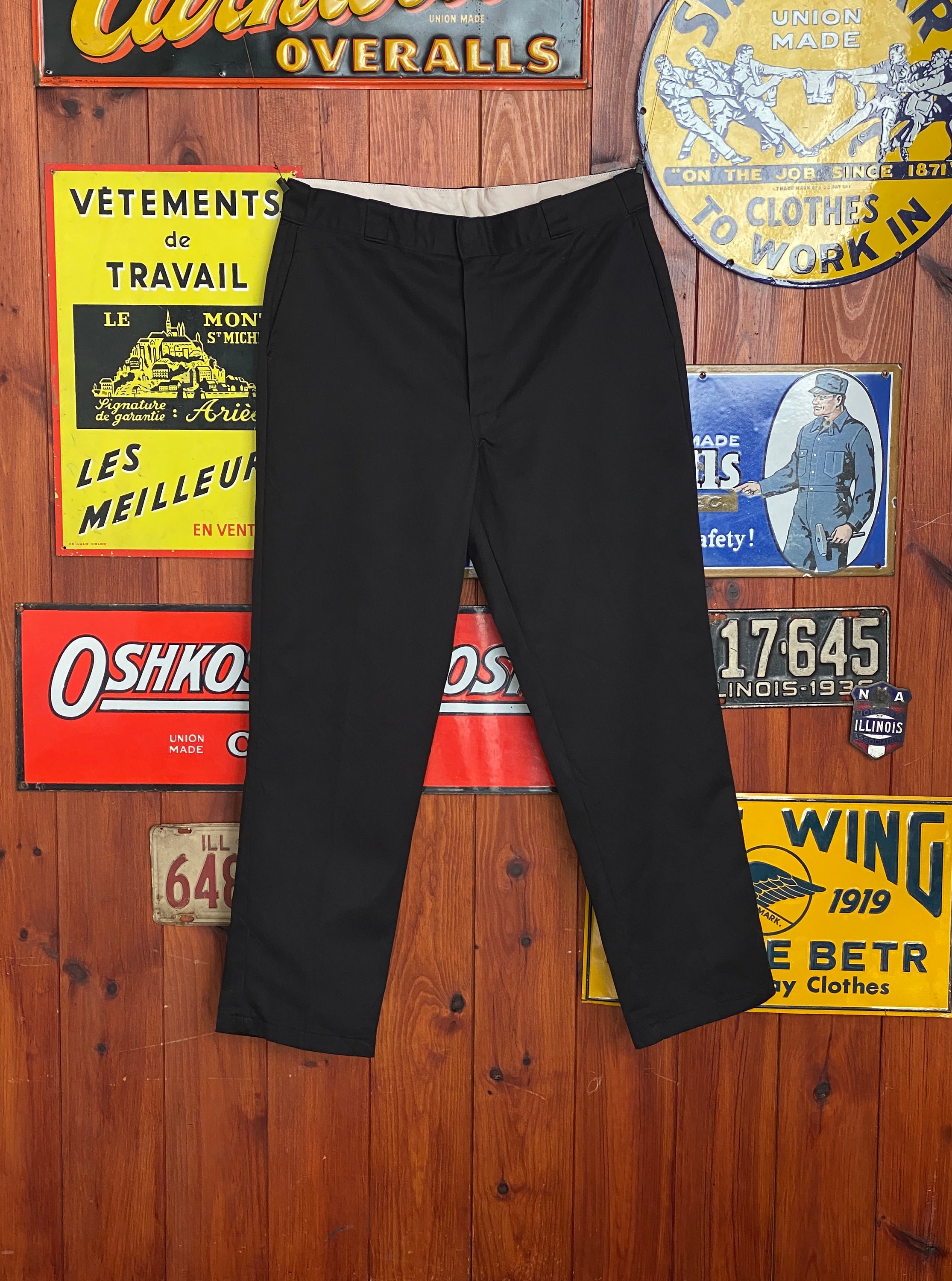 Vintage Dickies 874 Work Pants – Black – Made in USA | Classic 874