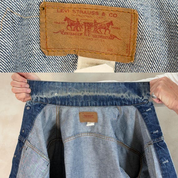 Vintage 70s Levi's Denim Jacket | 2 Front Pockets | Made in USA