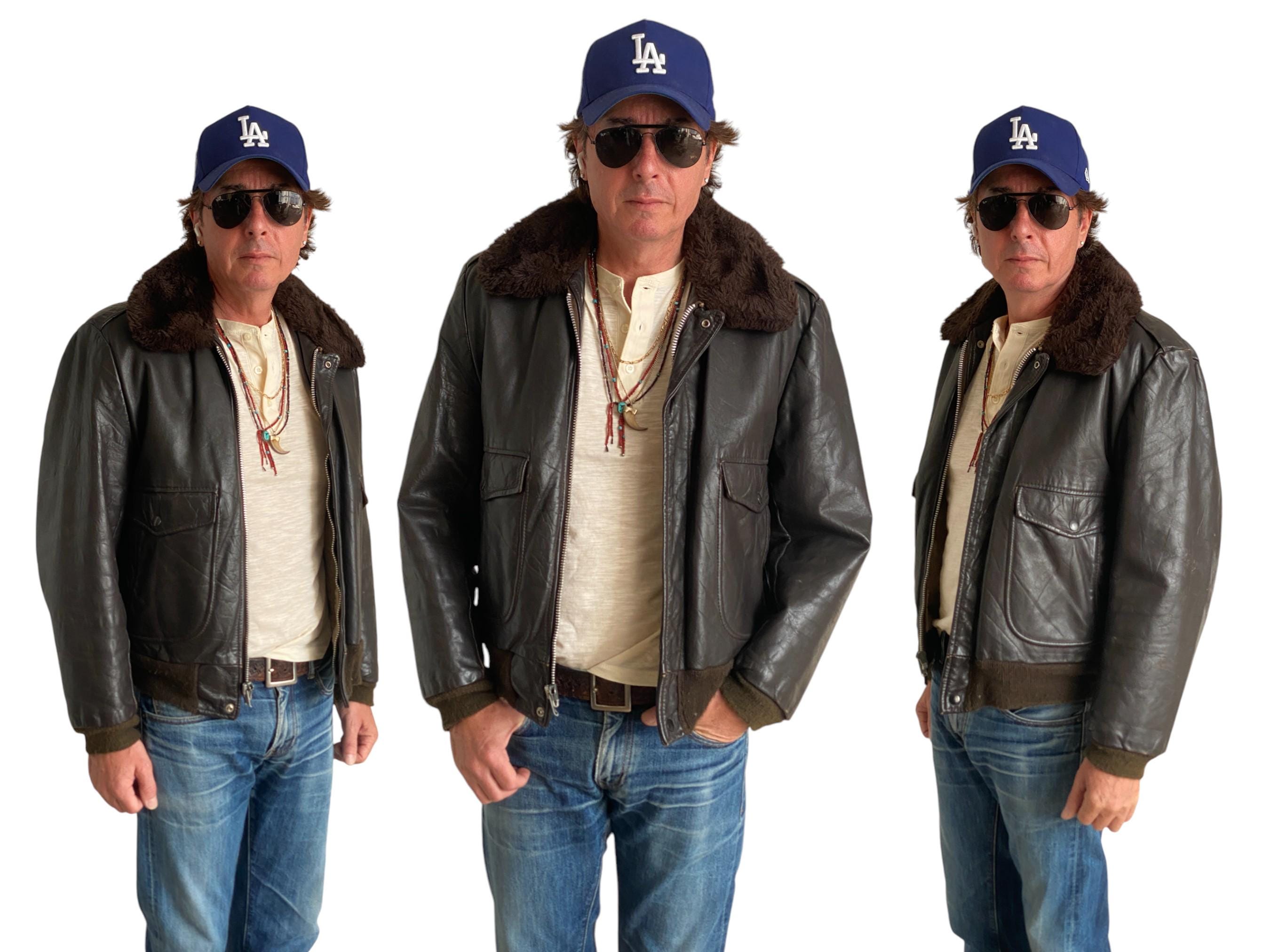 Vintage Leather Jacket 42 - Etsy Vintage Leather Jacket 42 - Etsy