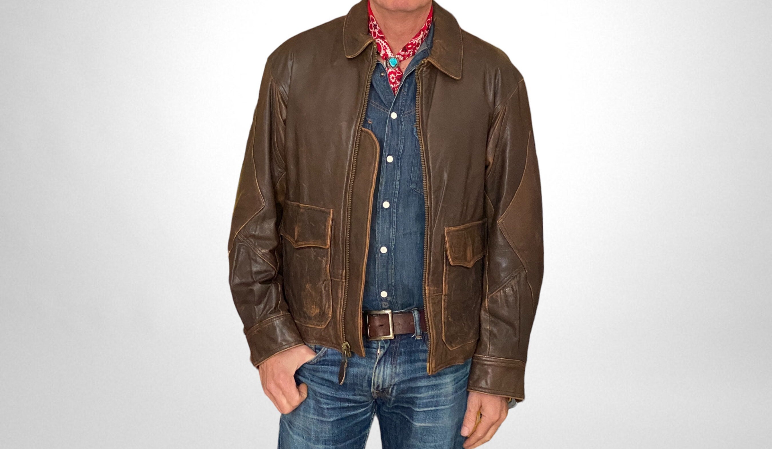 ジャケット・アウター AVIREX type G-8 WEP flight jacket GONZ AVIREX vintage USA made G8 WEP flight jacket men's L khaki