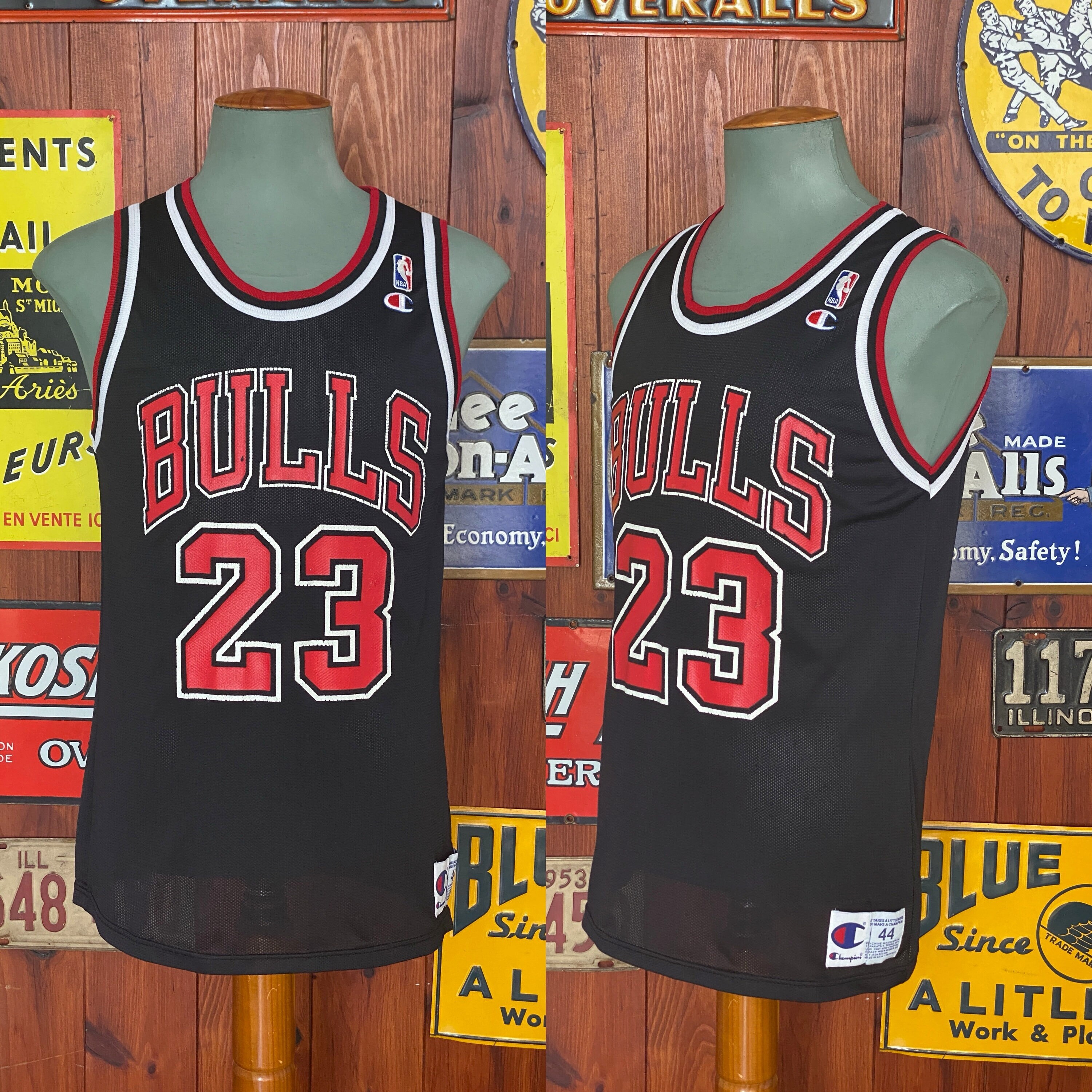 Chicago Bulls Jersey No 23 Black worn by Michael Jordan in The Last Dance