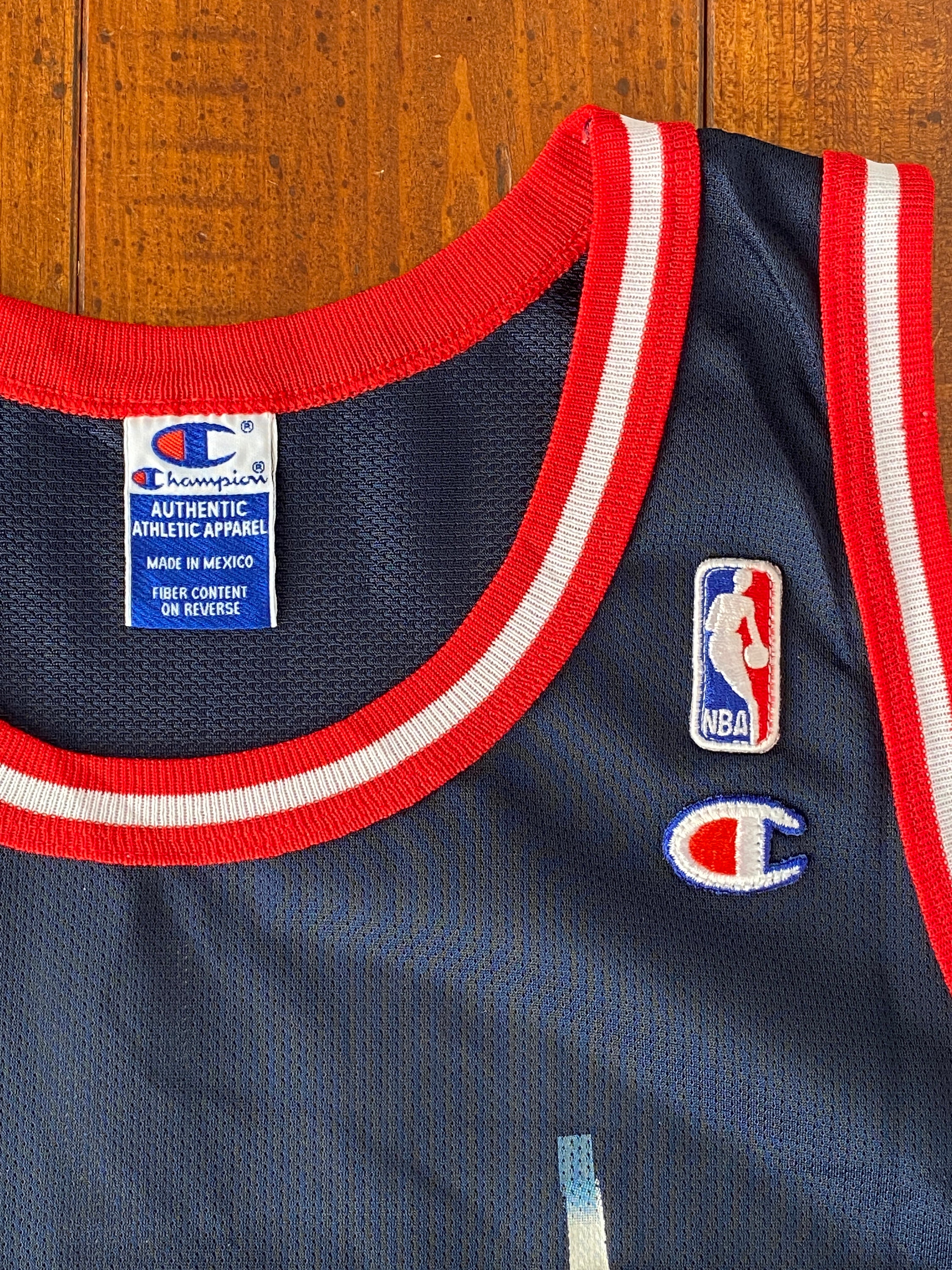Vintage Champion Houston Rockets Steve Francis NBA Jersey Made USA