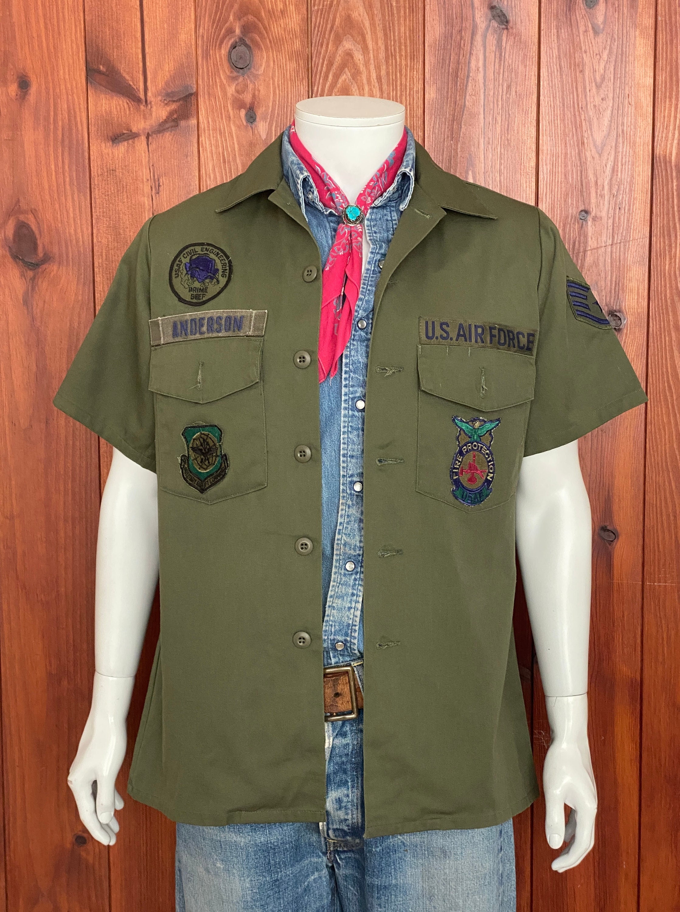 OLDCLOW ミリタリーシャツ　Mサイズ 米軍 ヴィンテージ ウールシャツ OG-108 後期型 ミリタリー 軍服