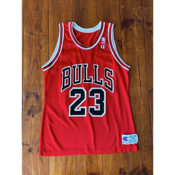 1991 Michael Jordan Chicago Bulls Champion Authentic NBA Jersey Size 48