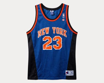 Champion New York Knicks John Starks #3 Jersey Size 48 White Home