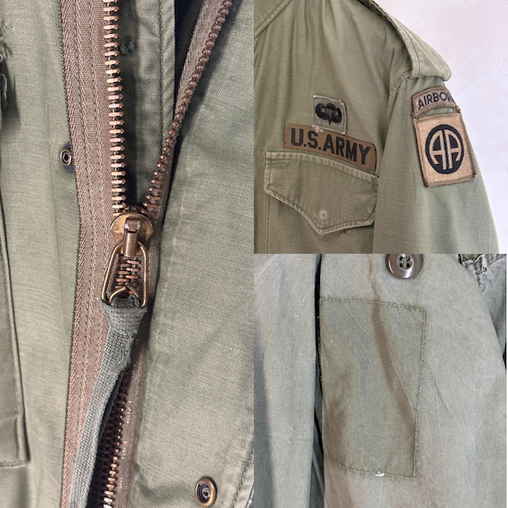 Small Reg. Authentic 82nd Airborne Division US Army M-65 Field