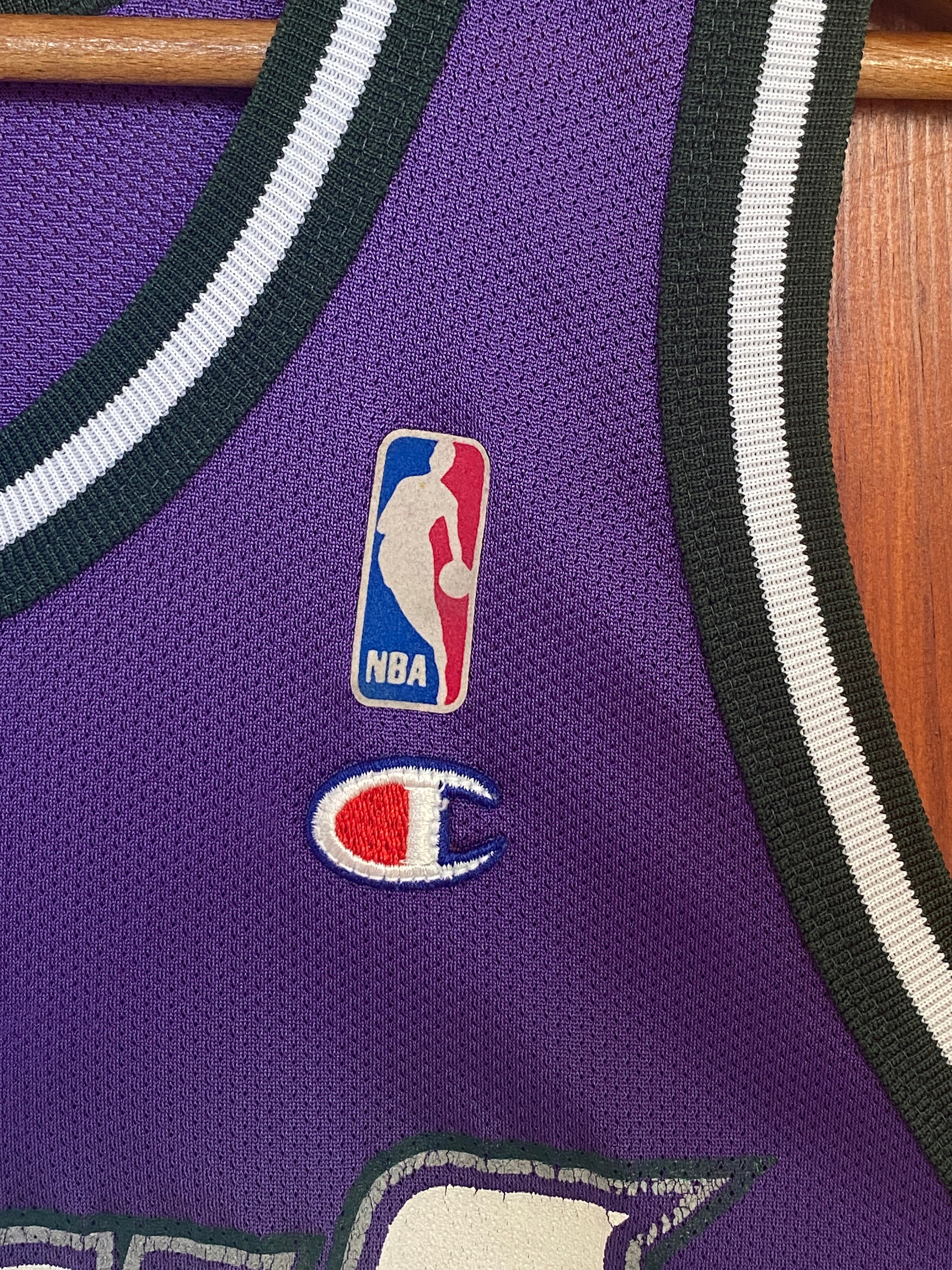 Vintage 90s Champion Glenn Robinson #13 Milwaukee Bucks Jersey