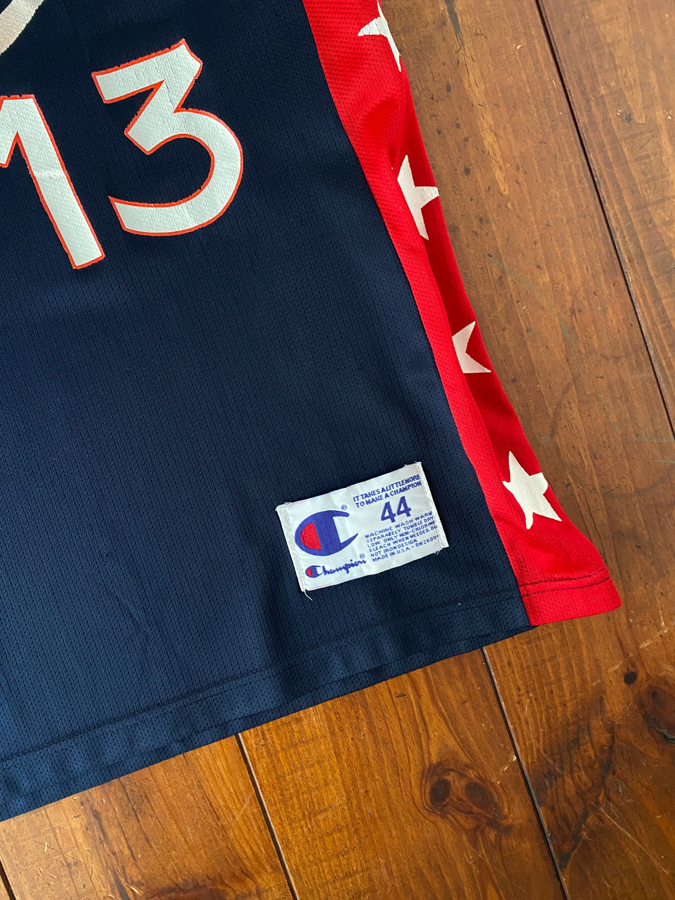 Vintage 90s Shaq O'neal #13 USA Dream Team NBA Jersey – Made by