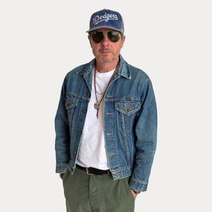Vintage 70s Wrangler Denim Jacket | 4-Pocket Western Workwear Style | Made in USA | Classic Blue Jean Jacket | Size 36US/46EU | AJ357 Studio