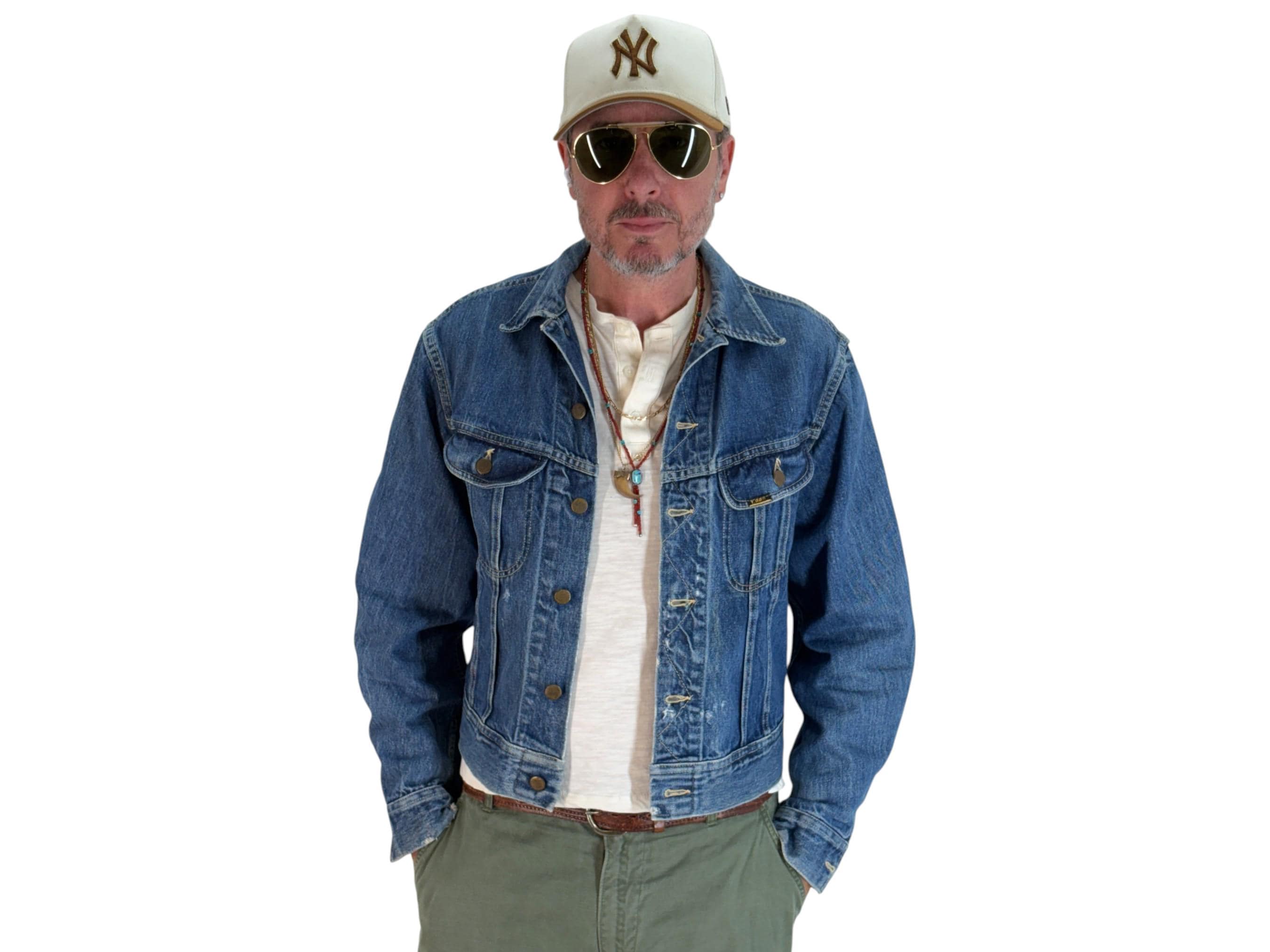 Vintage 1970s Lee Denim Jacket | 2-chest Pocket Classic Trucker