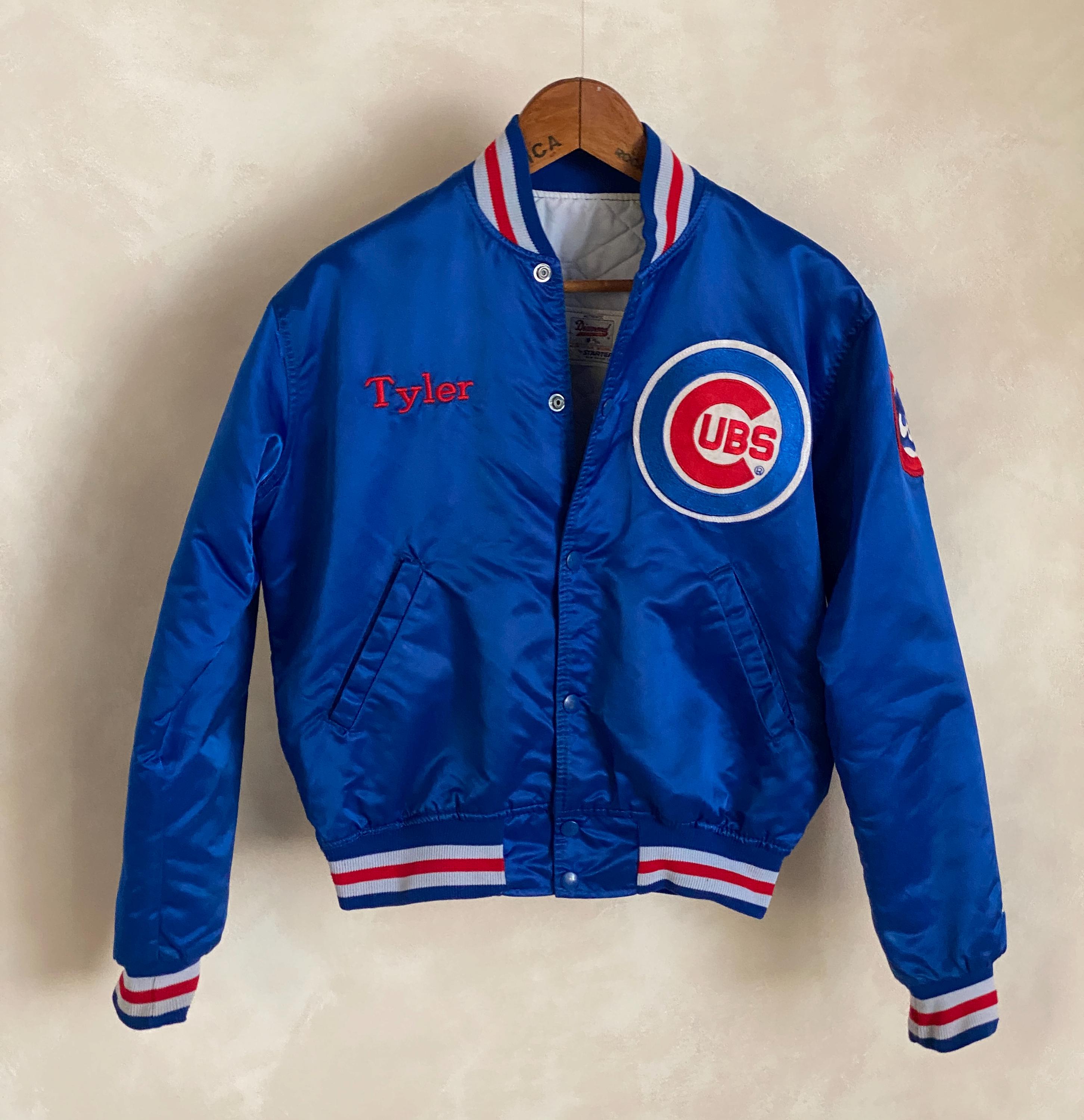 Vintage 80s Chicago Cubs Starter Jacket – Classic MLB Satin Bomber