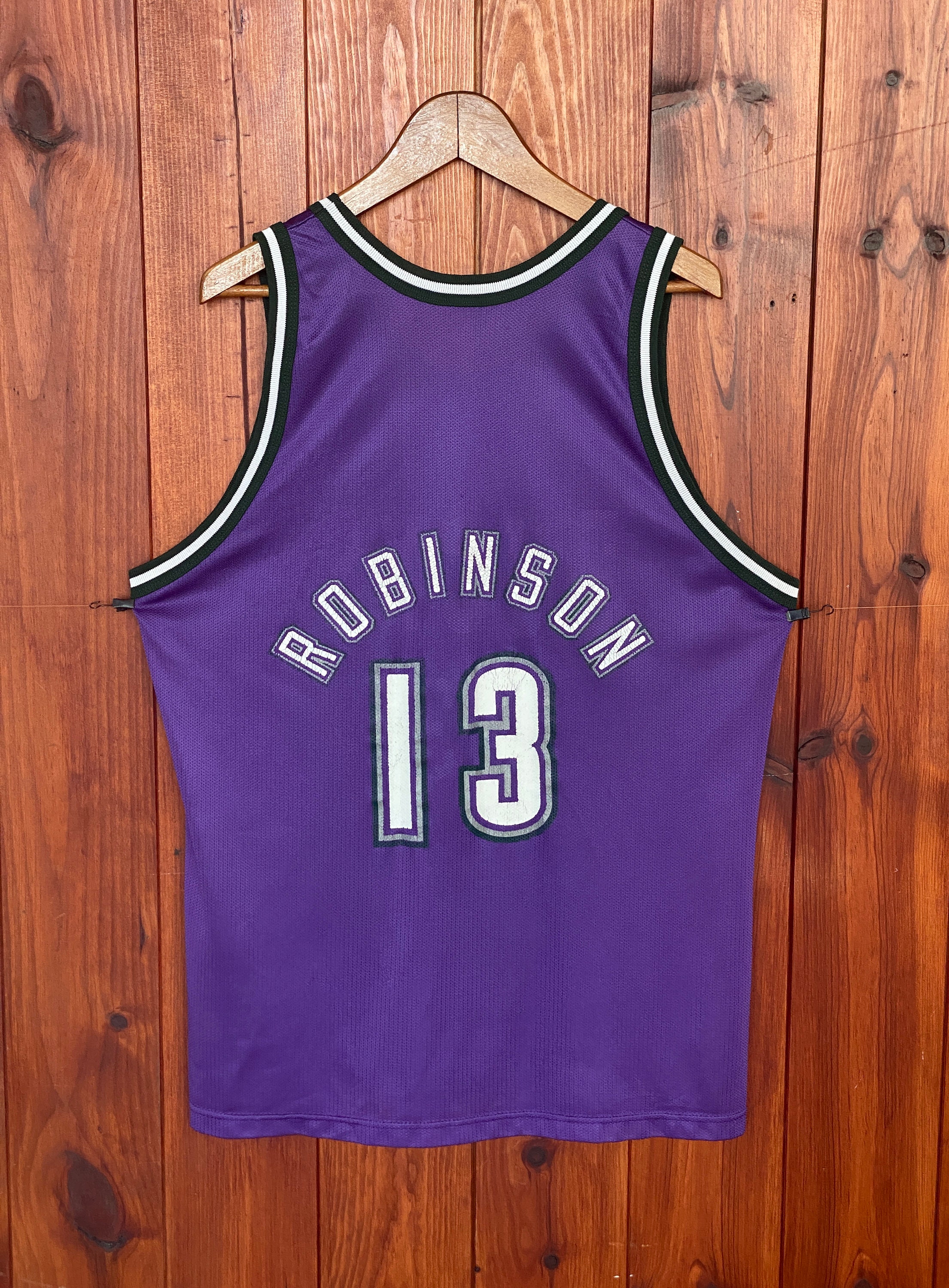 Vintage 90s Champion Glenn Robinson #13 Milwaukee Bucks Jersey