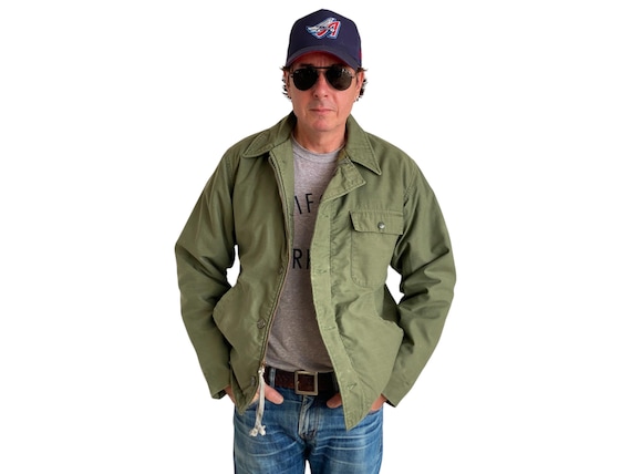 Medium . Authentic Vintage A2 US Navy Deck Jacket. USN - Etsy