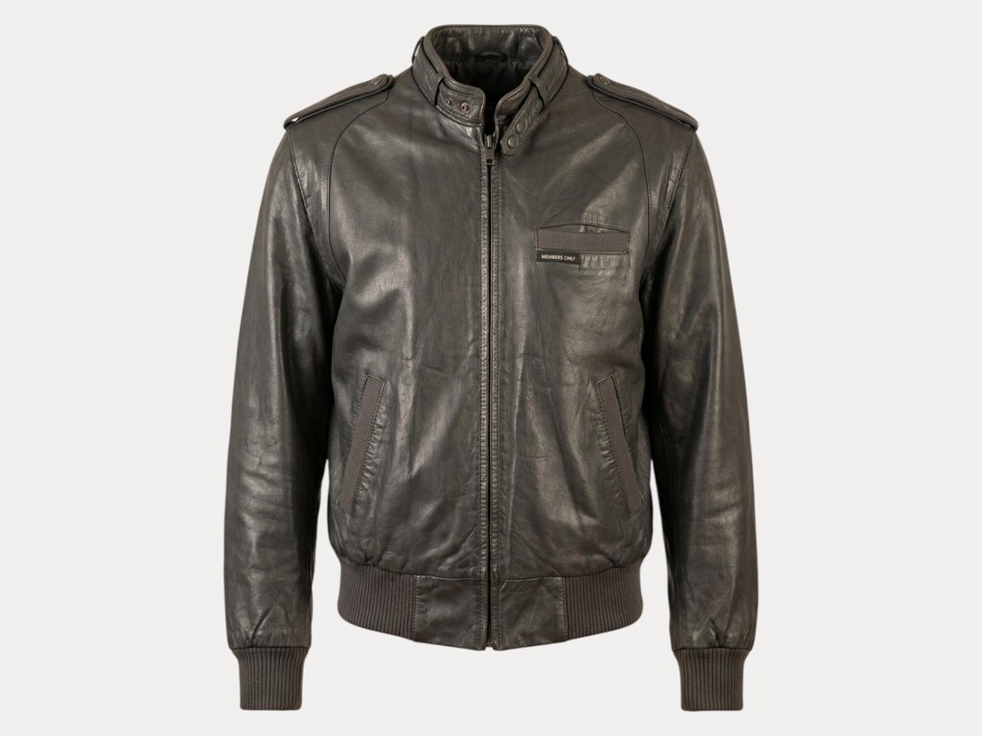 Vintage 80s Members Only Jacket – Classic Bomber Style Made in USA