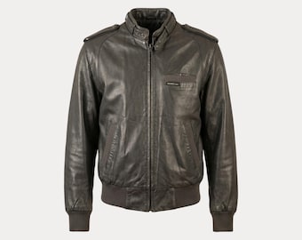Vintage 80s Members Only Jacket – Classic Bomber Style Made in USA