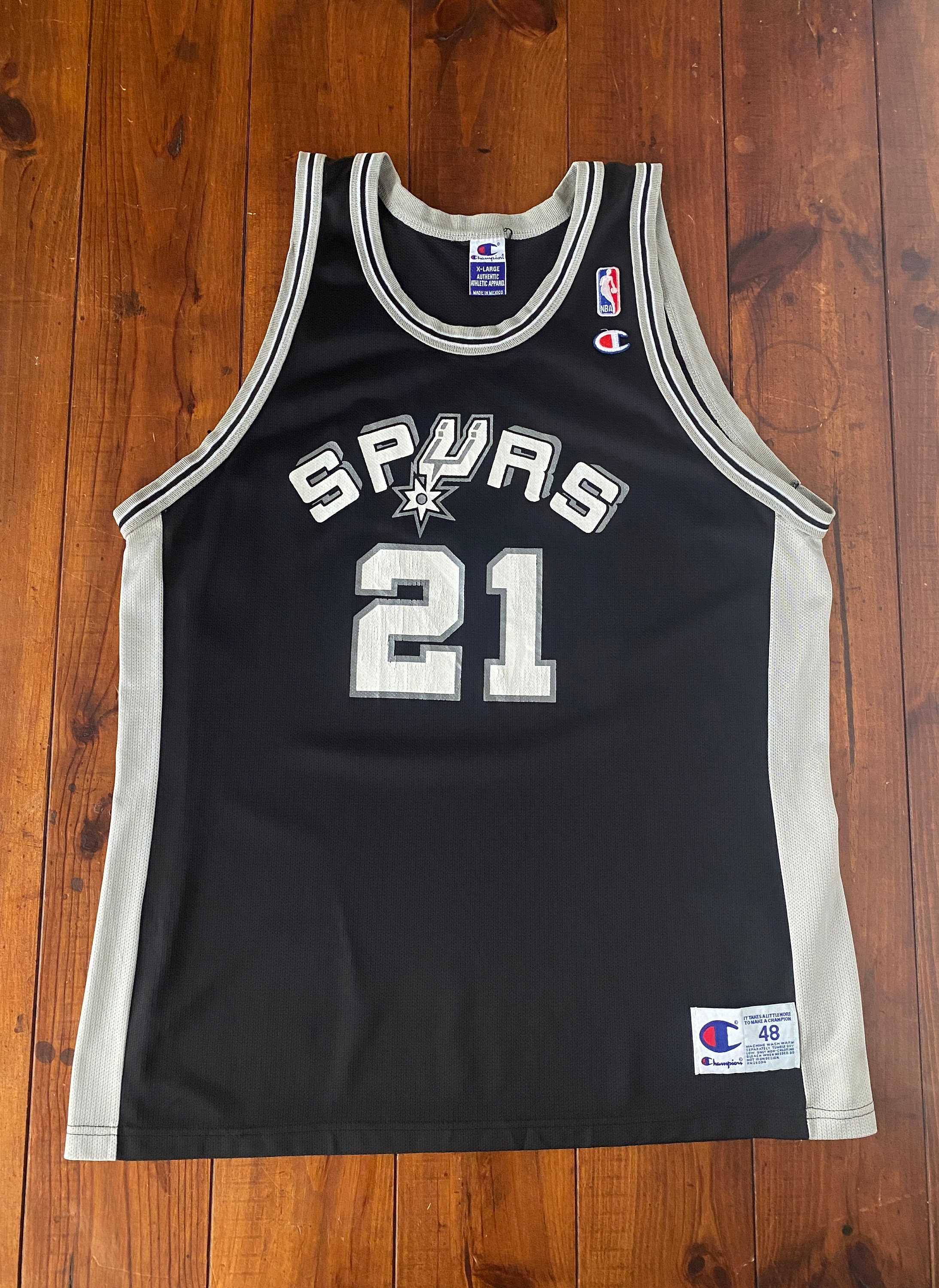 Vintage San Antonio Spurs Manu Ginobili Stitched Jersey Size